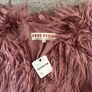 NEW Free People Peyton Faux Fur Coat